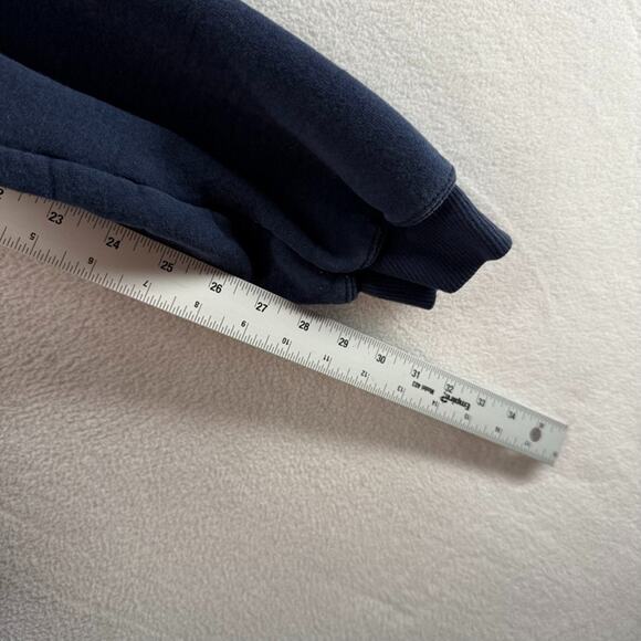 Vintage Michigan Wolverines Hoodie Men's 2XL Blue Graphic Sweatshirt Center - Picture 6 of 12